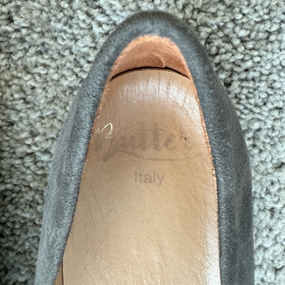 Butter Italy Gray Suede Flats IOB Women’s Size 8.5 - Picture 5 of 7